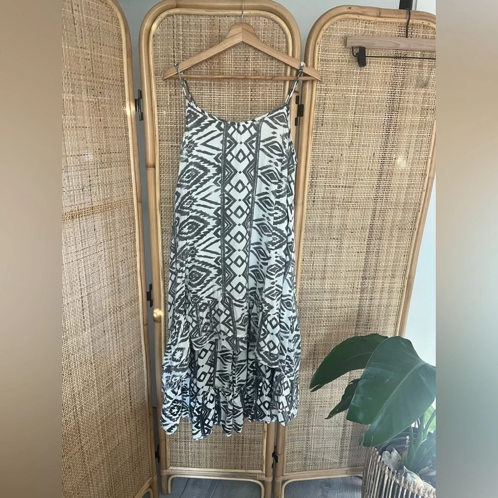 Billabong Tribal Print High Low Dress - Picture 1 of 4